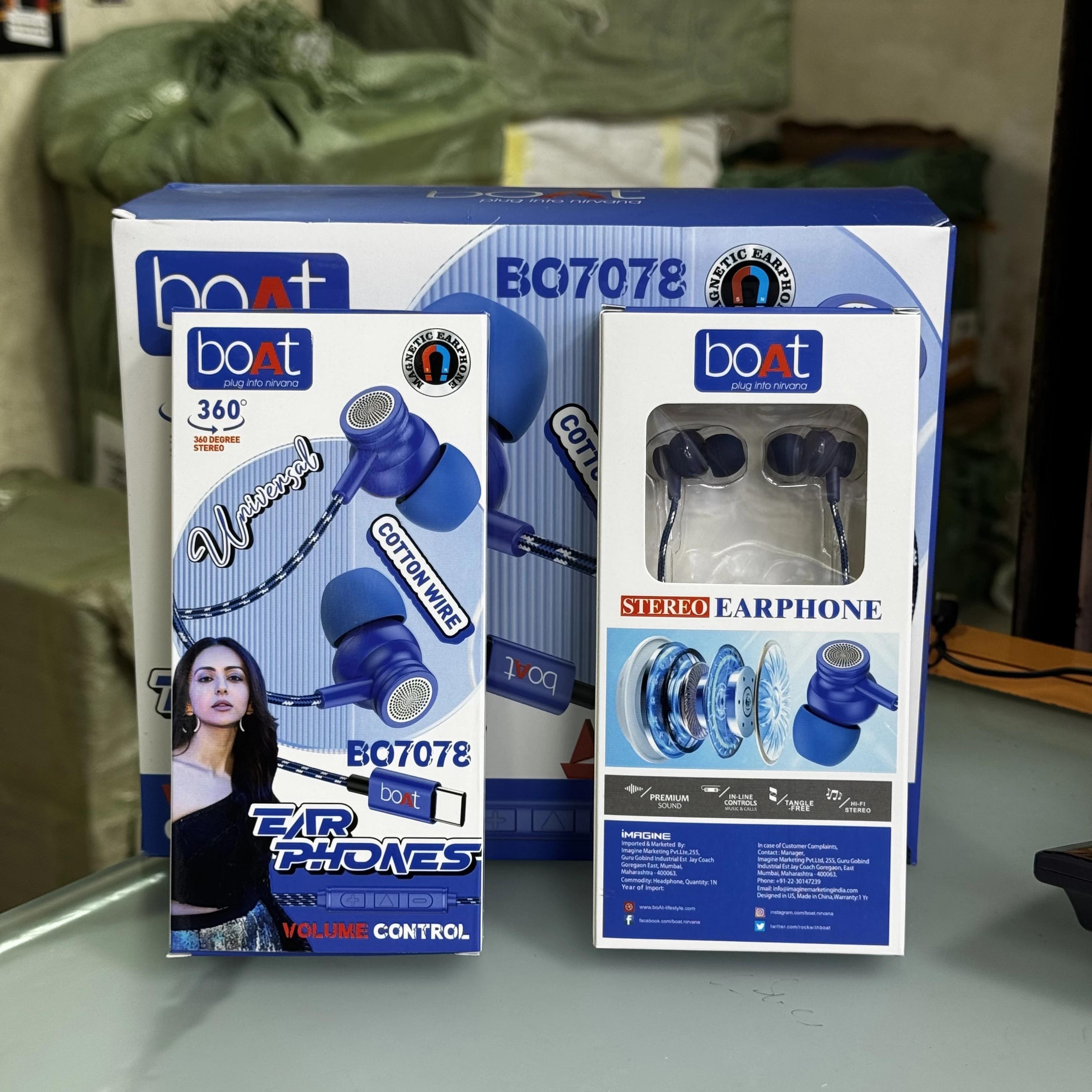 BOT 7078 CTYPE COTTON EARPHONE