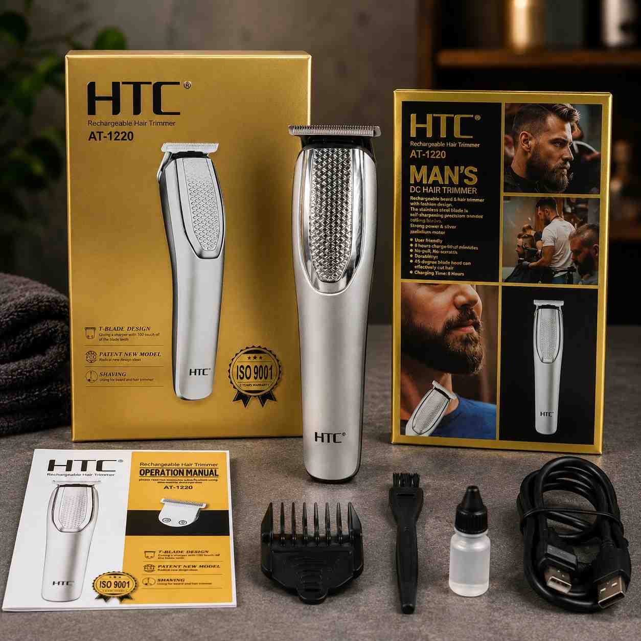 HTC AT-1220 Rechargeable Hair Trimmer
