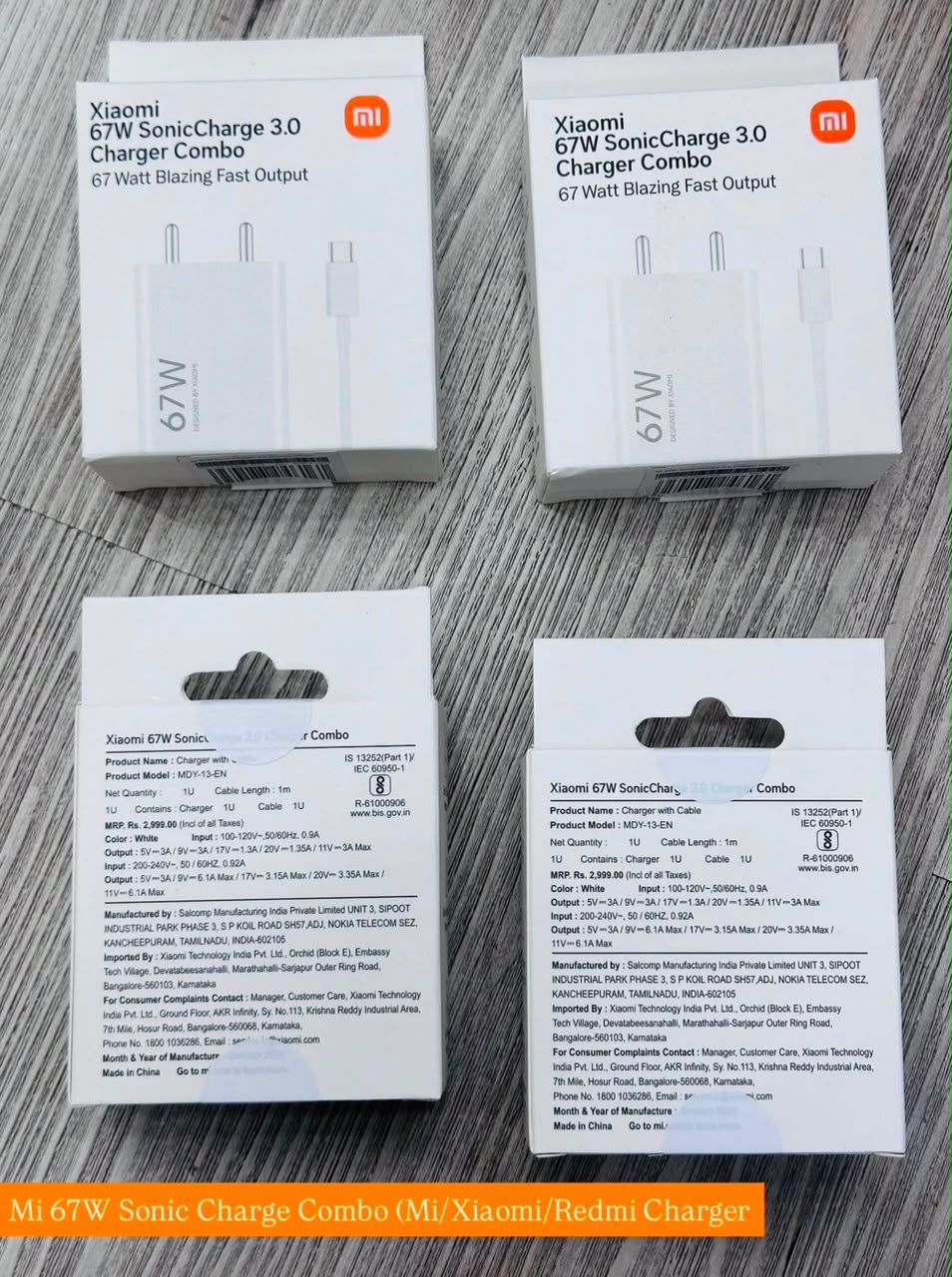 MI 67w CHARGER NEW