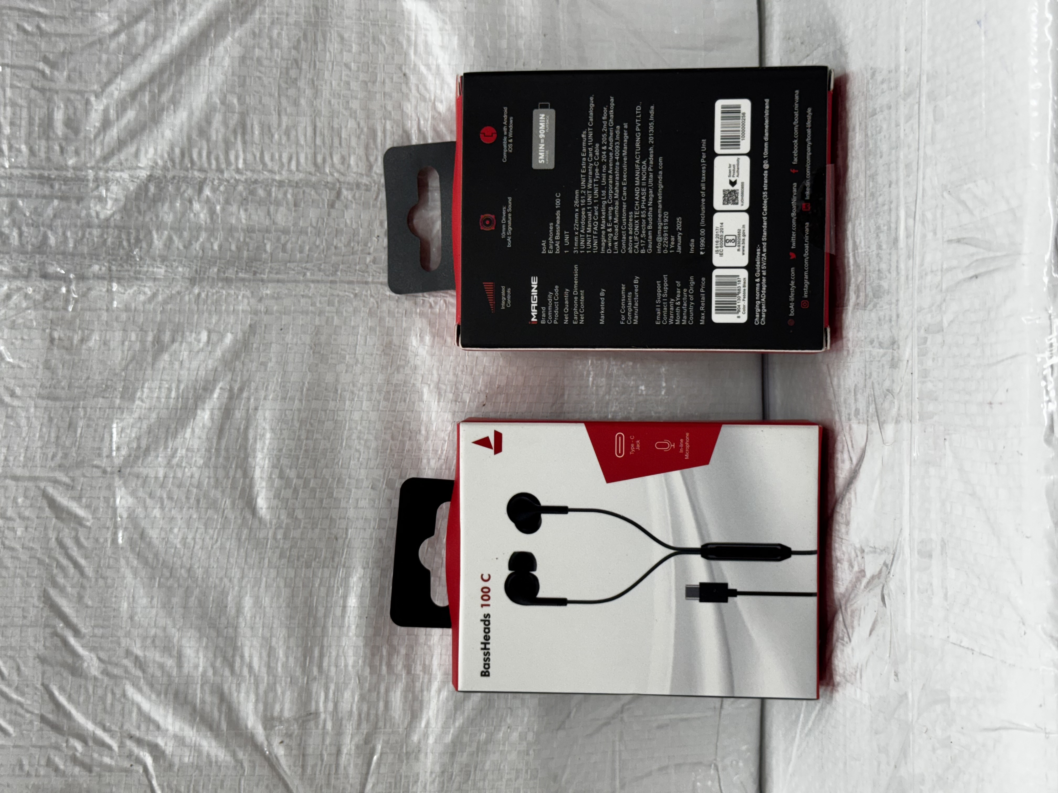 BOAT 100c EARPHONE