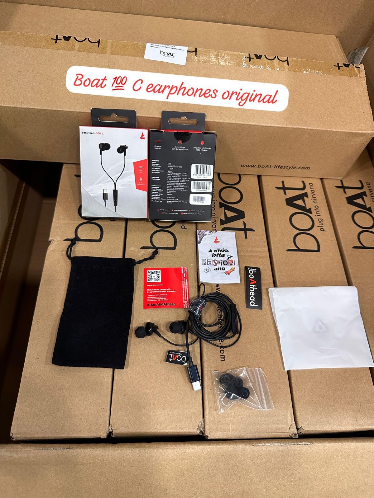 BOAT 100C CHINA ORIGINAL EARPHONE