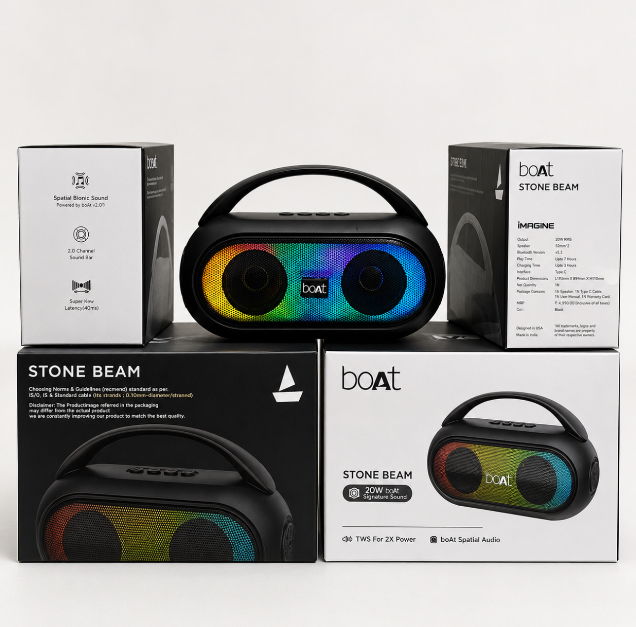 BOAT STONE BEAM 20w SPEAKER