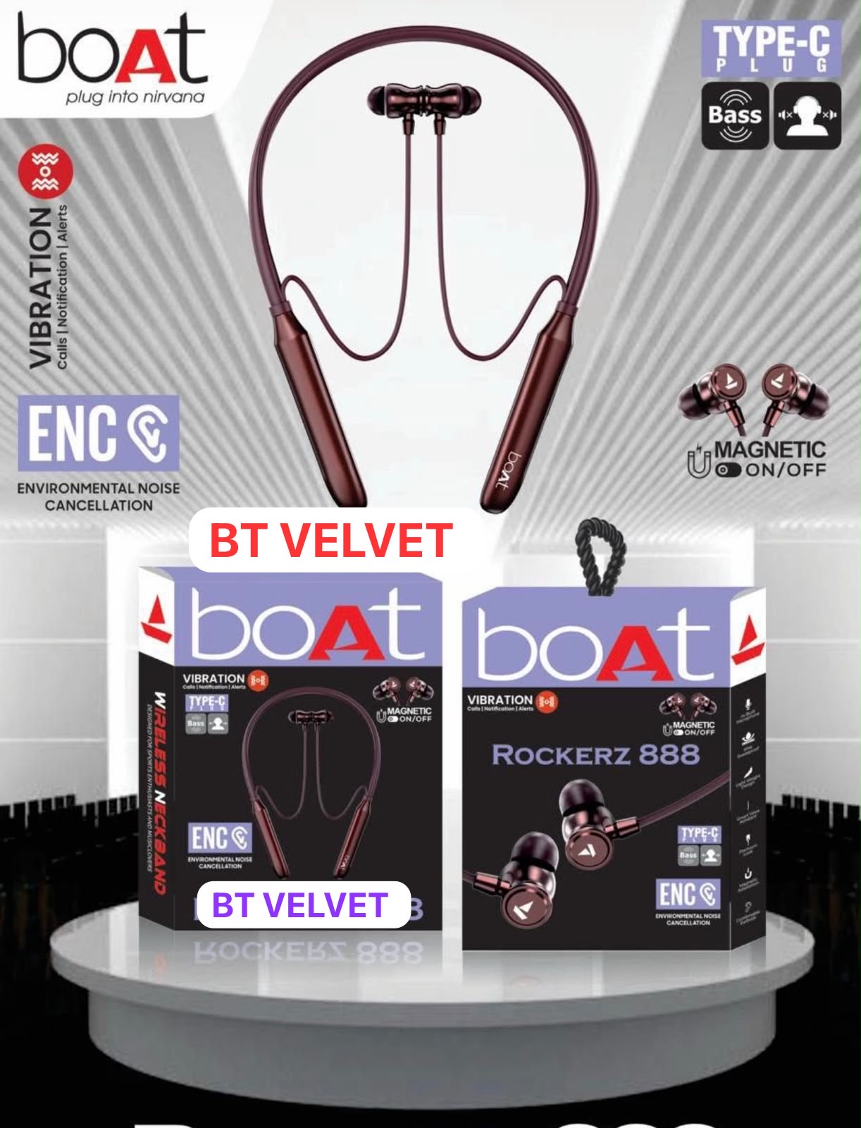 BT VELVET PRIMIUM NACKBAND