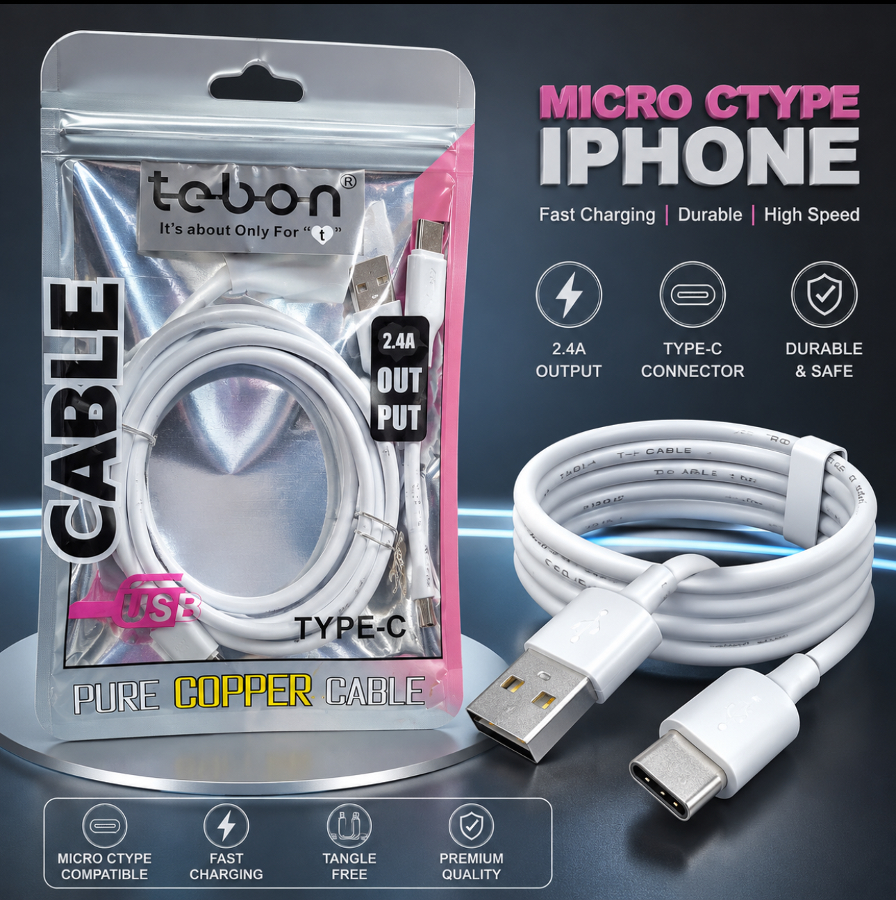 TEBON IPHONE CABEL