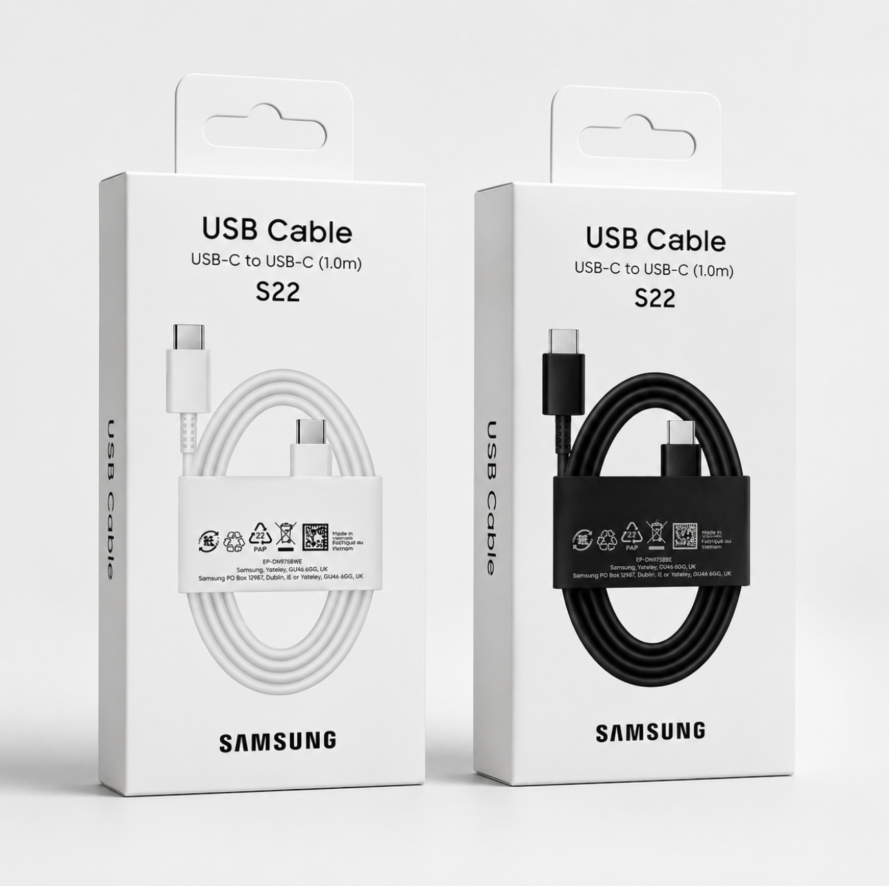 S22 USB C TO USB C  IMPOTED CABEL