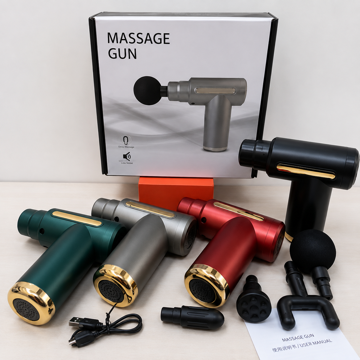 BLACK MASSAGER GUN