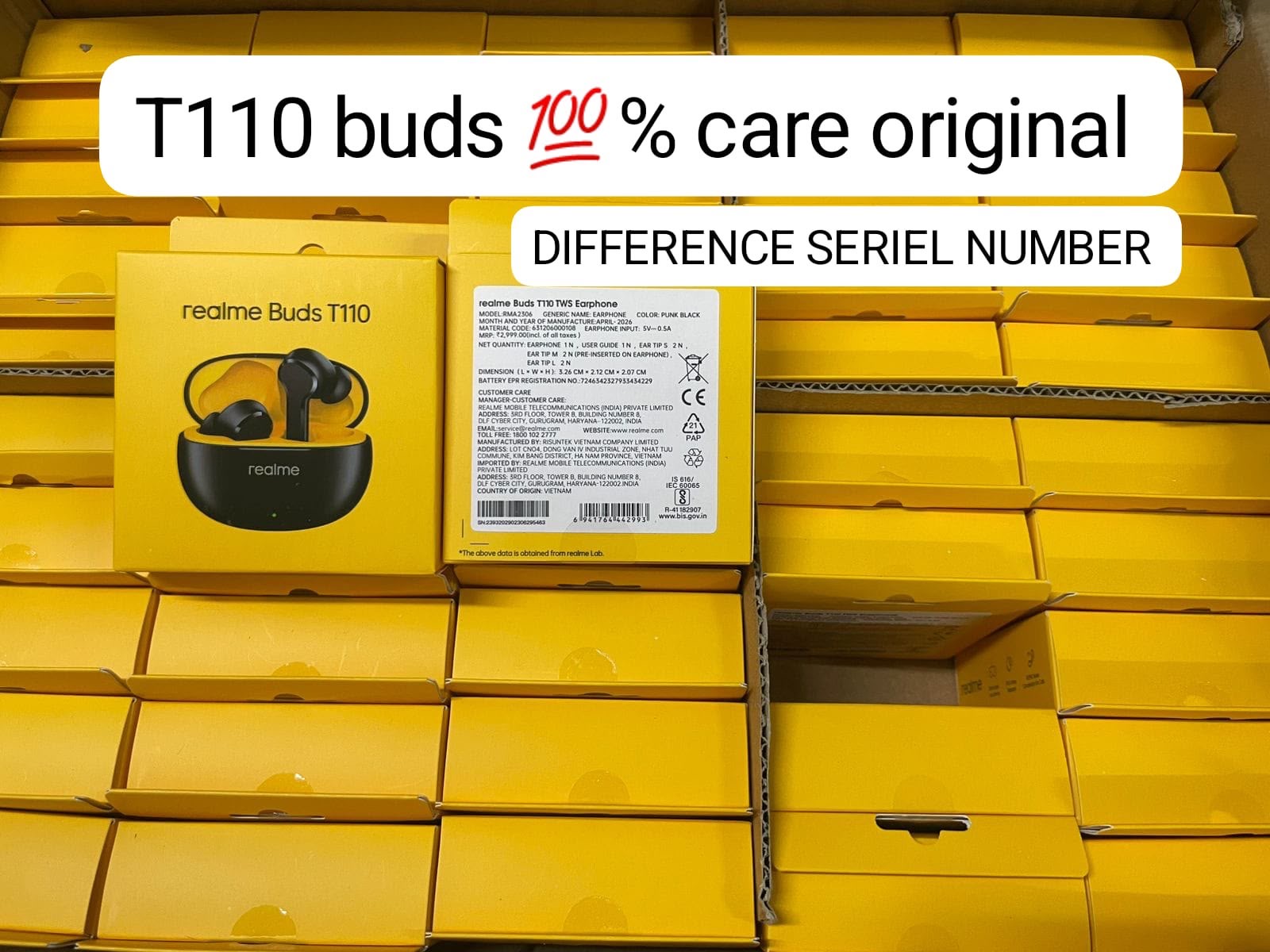 T110 CHINA CARE ORIGINAL BUDS