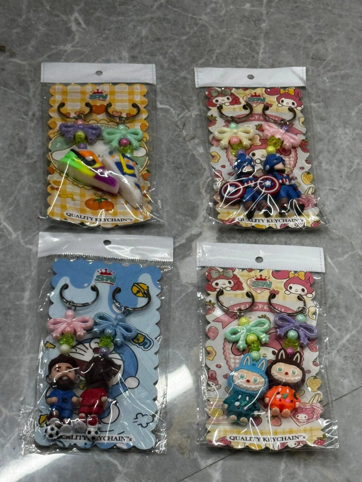 2 Piece keychains Set
