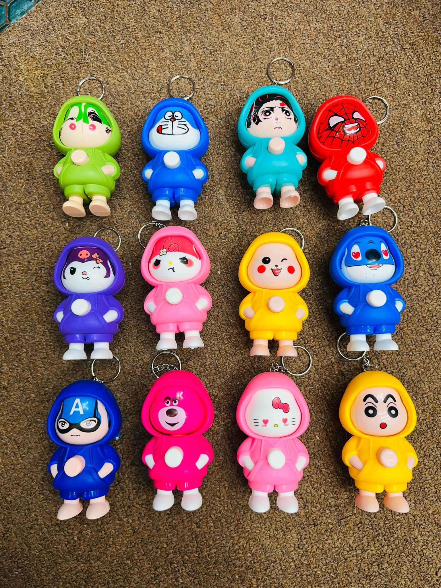 Face Changing Toy Keychain