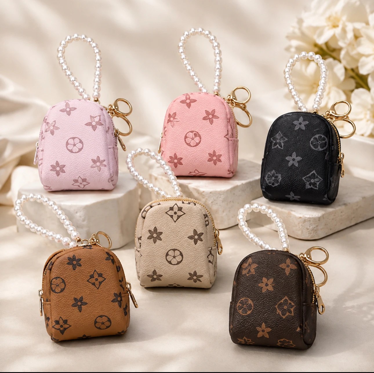 Stylish Mini LV Bag Keychain