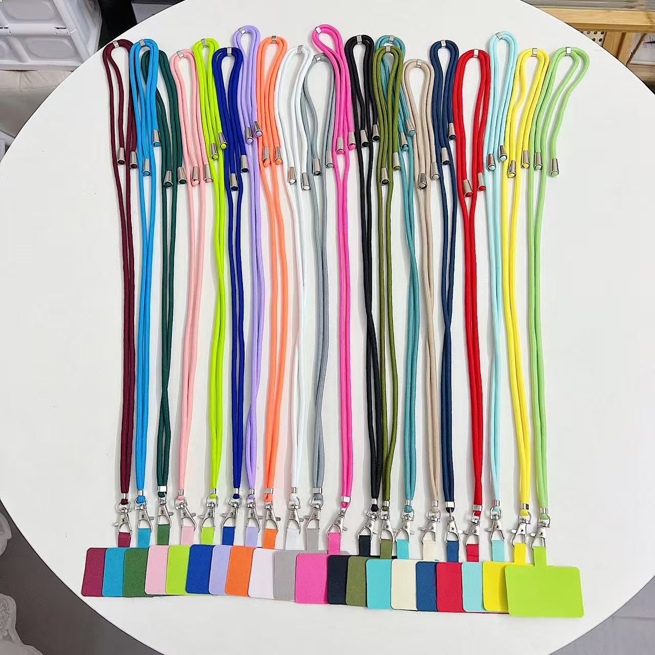 Multicolor Polyester Lanyard with Card