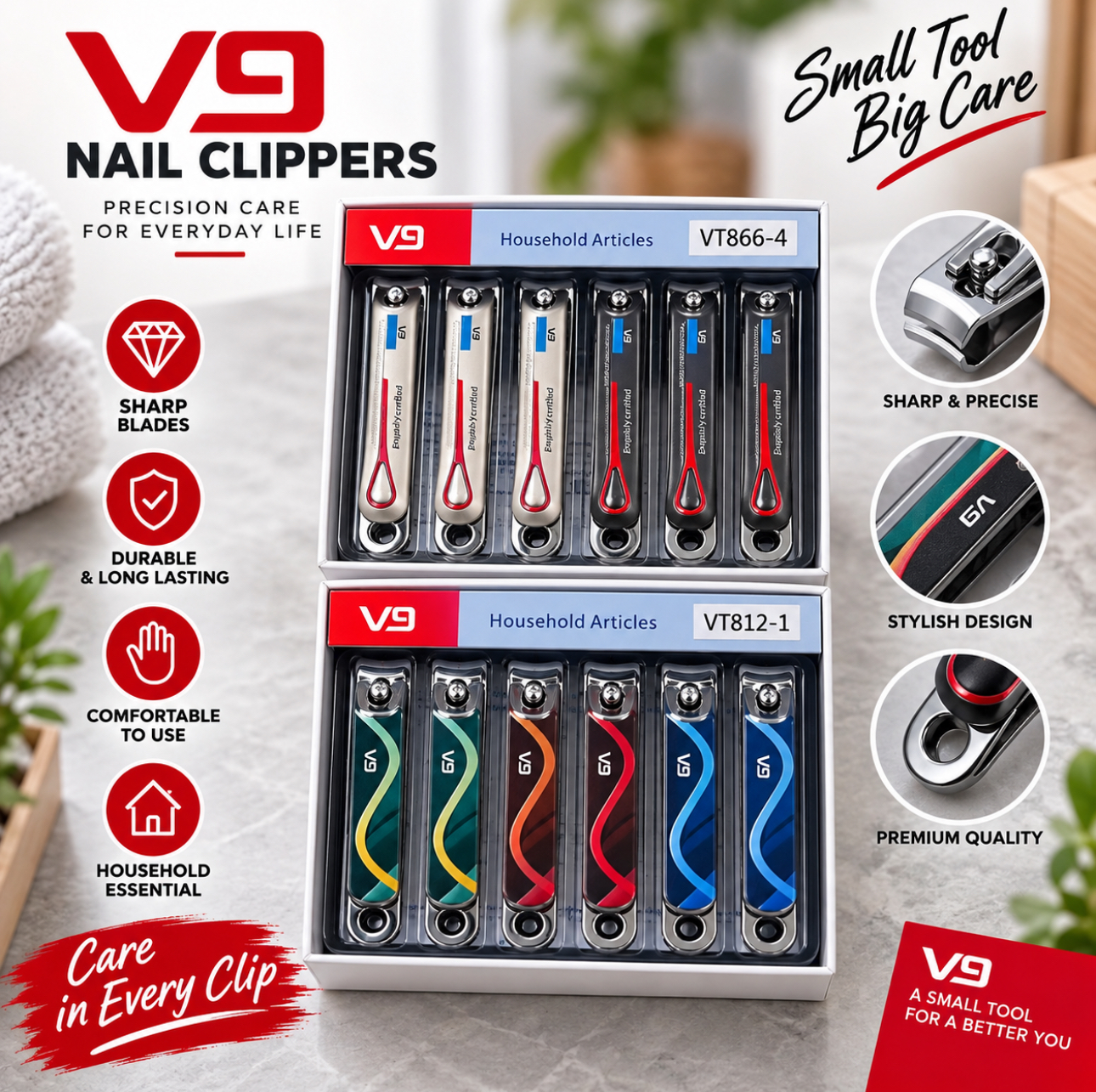 v9 nail clipper small size