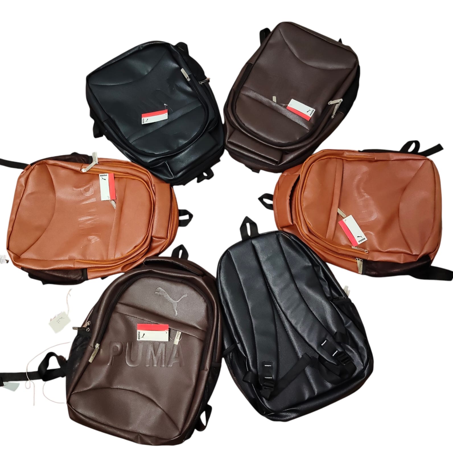 Premium puma leather  Casual Travel Backpack