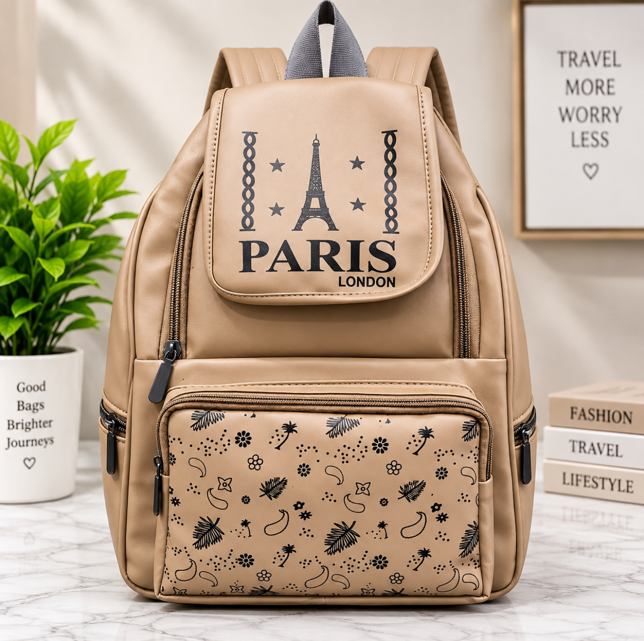 Soft Leather Backpack – Paris London Design