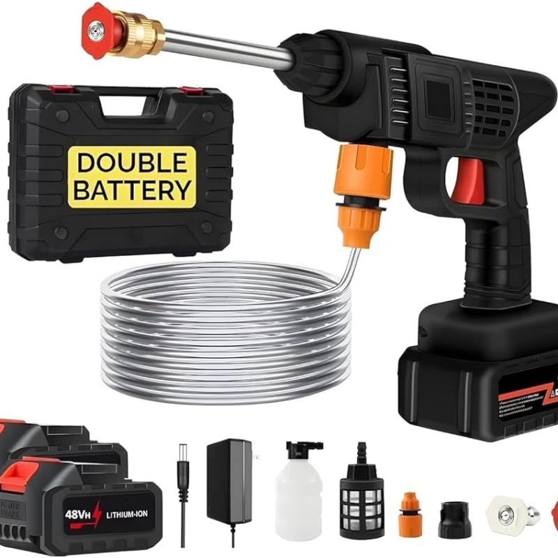 Car Washing Gun Double Battery ( 10 Cell )